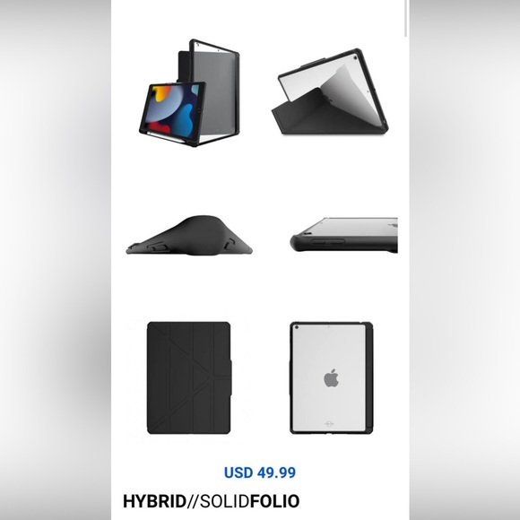 NEW ItSkins Hybrid Solid Portfolio iPad case - Picture 3 of 6